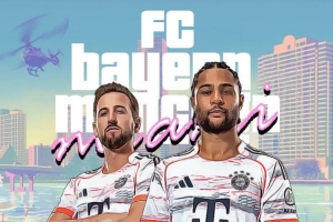 开云体育-预热世俱杯，拜仁晒GTA6风格海报：凯恩、格纳布里出镜